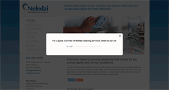 Desktop Screenshot of neledzicleaning.co.za